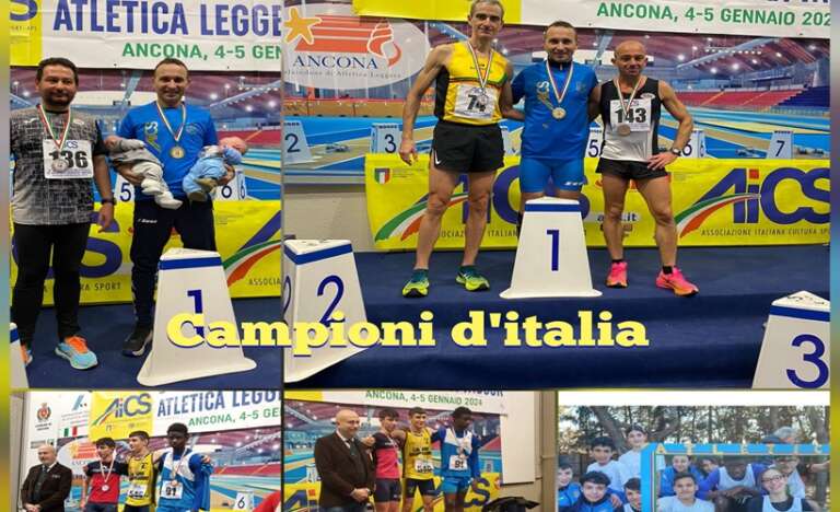 A.S.D. ATLETICA SAN NICANDRO, SUCCESSO DI SQUADRA AI CAMPIONATI ITALIANI INDOOR DI ANCONA