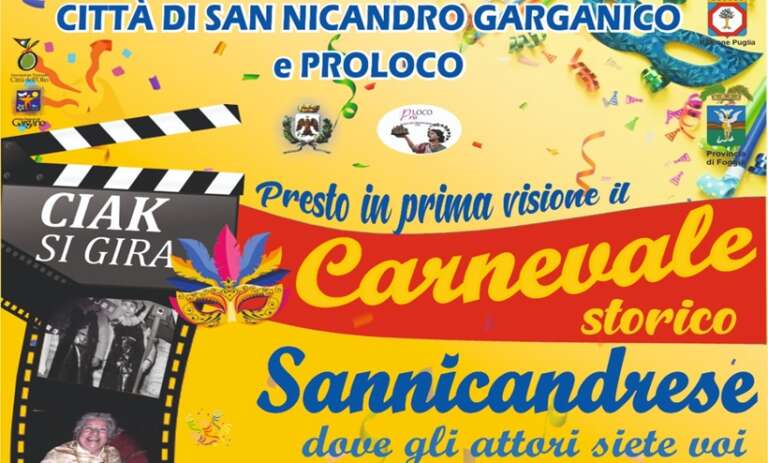 EDITORIALE DELLA DOMENICA. E’ CARNEVALE ….. QUALCHE ANTICIPAZIONE