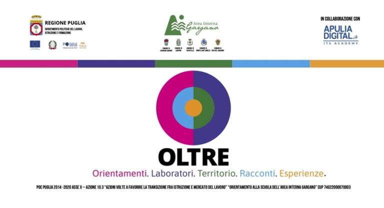 SUL GARGANO INIZIA “OLTRE”: FORMAZIONE E ORIENTAMENTO PER I GIOVANI
