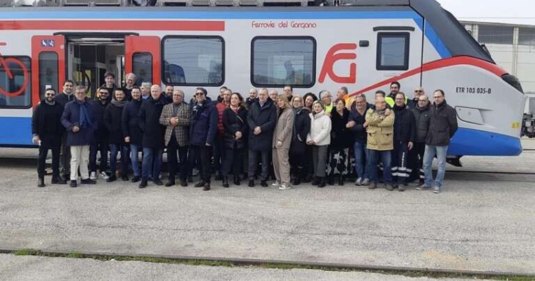 FERROVIE DEL GARGANO RICEVE IL PRIMO TRENO POP