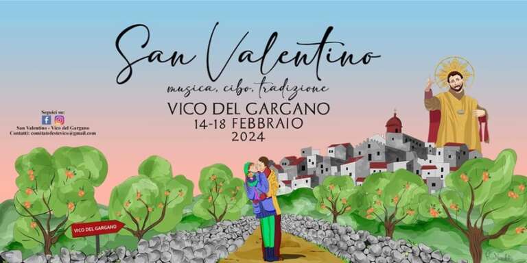 VICO PAESE DI SAN VALENTINO: UNA SETTIMANA DI EVENTI NEL SEGNO DELL’AMORE