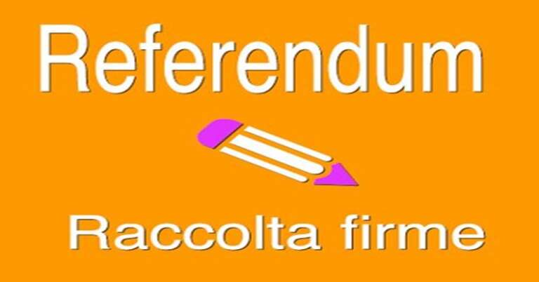SAN NICANDRO GARGANICO, MODULI PER LA RACCOLTA FIRME SU REFERENDUM