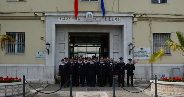 VISITA DEL COMANDANTE LEGIONE CARABINIERI PUGLIA PRESSOM IL COMANDO COMPAGNIA DI FOGGIA