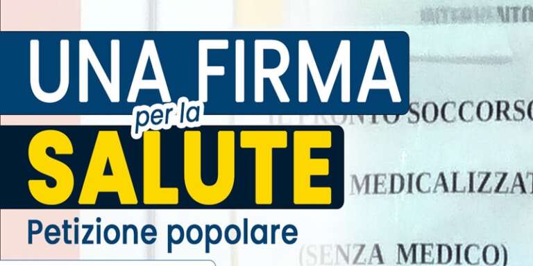 UNA FIRMA PER LA SALUTE: DOMENICA VIESTE SI MOBILITA CONTRO LE CARENZE SANITARIE