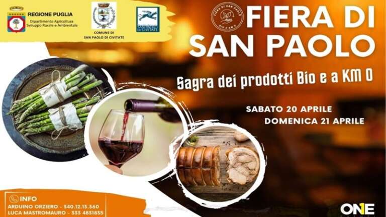 SAN PAOLO DI CIVITATE, RITORNA L’ANTICA FIERA DI SAN PAOLO