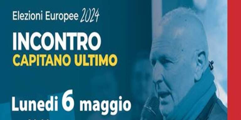 CAPITANO ULTIMO A SAN SEVERO, INCONTRO PUBBLICO