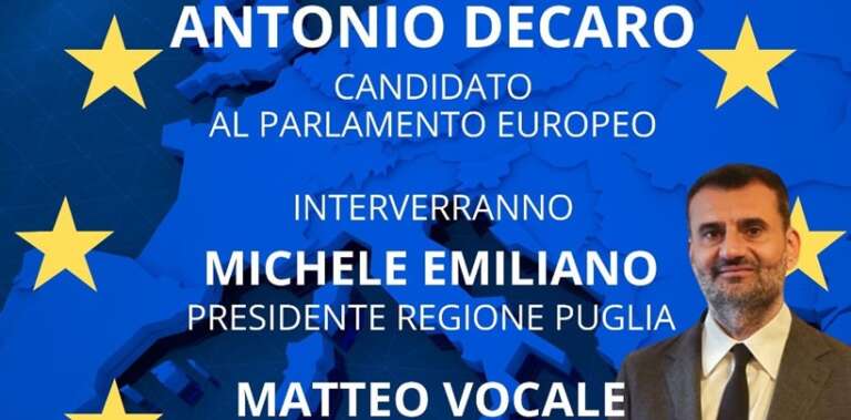 A SAN NICANDRO IL PRESIDENTE EMILIANO E ANTONIO DE CARO