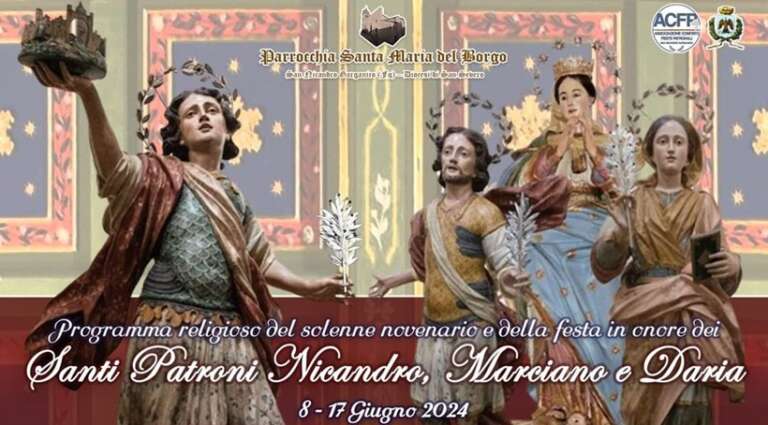 SAN NICANDRO, IL PROGRAMMA RELIGIOSO DELLA FESTA PATRONALE 2024