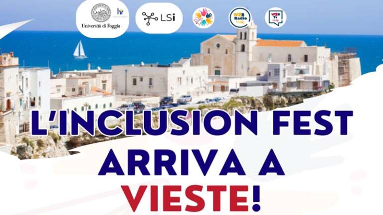 L’INCLUSION FEST ARRIVA A VIESTE