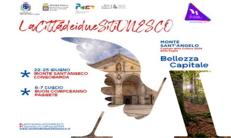 MONTE SANT’ANGELO, EVENTI SPECIALI PER CELEBRARE I DUE SITI UNESCO