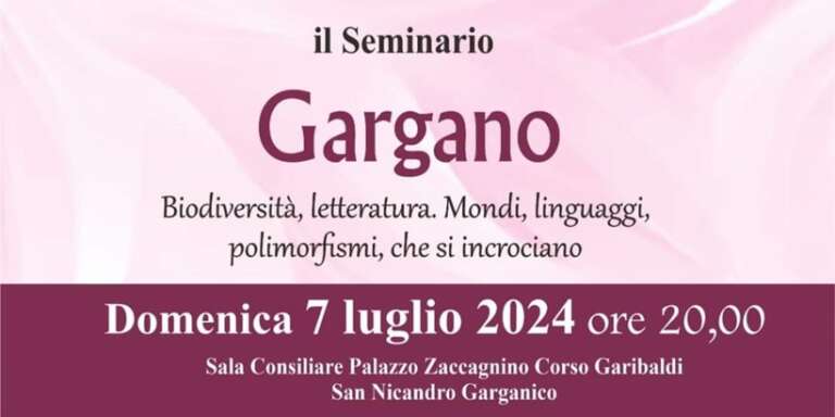 SAN NICANDRO, SEMINARIO SU “GARGANO”