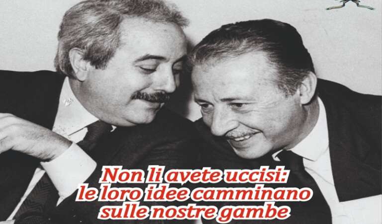 A SAN NICANDRO SI COMMEMORANO FALCONE E BORSELLINO