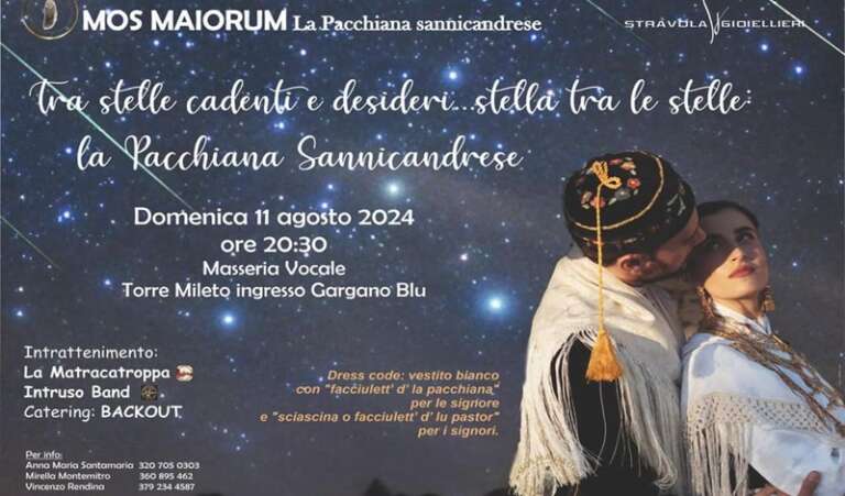 ESTATE SANNICANDRESE 2024 – GLI EVENTI DI OGGI