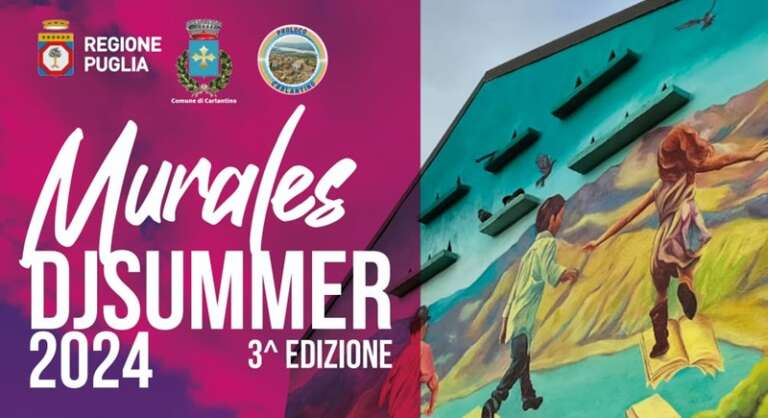 CARLANTINO, NOTTE DI STELLE, DI CANTI E DI MUSICA CON IL MURALES DJ SUMMER