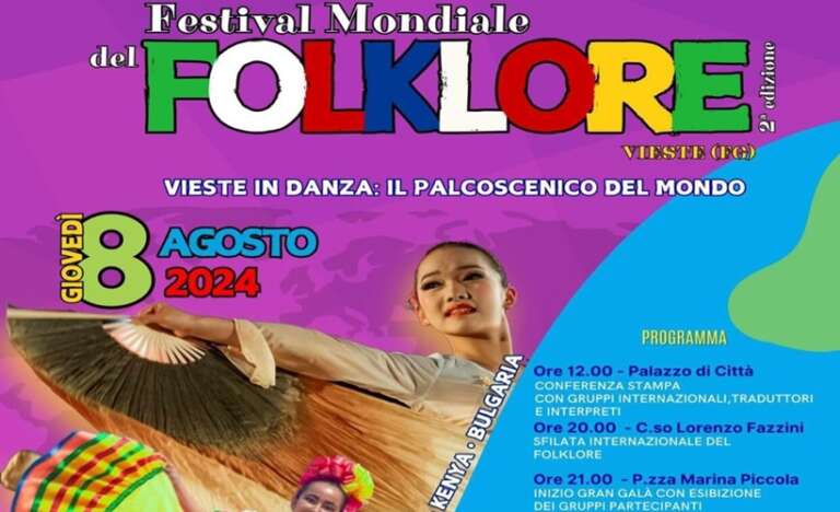 A VIESTE IL FESTIVAL MONDIALE DEL FOLKLORE