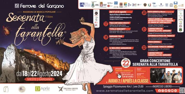 A VIESTE TORNA “SERENATA ALLA TARANTELLA”