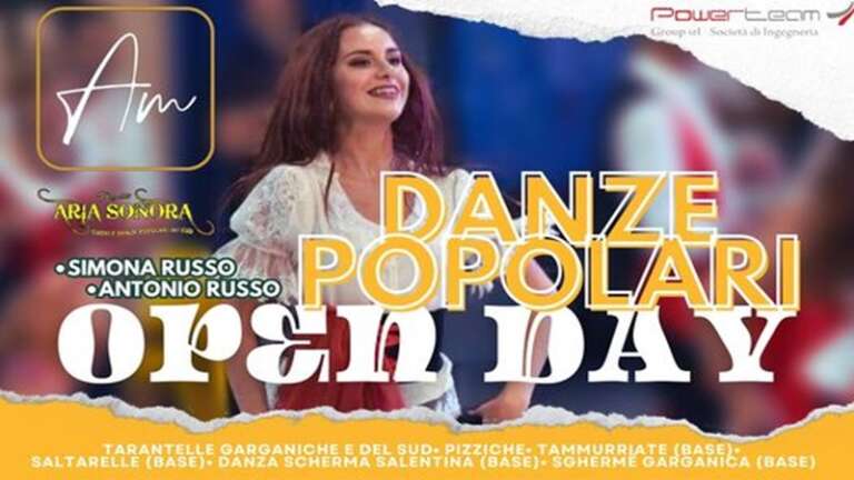 SAN NICANDRO GARGANICO, ARIA SONORA, OPEN DAY DANZE POPOLARI