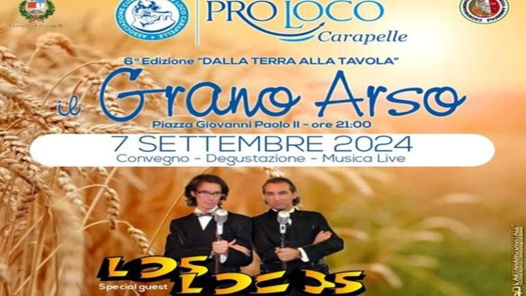 CARAPELLE, SAGRA DEI CINGOLI DI GRANO ARSO ·