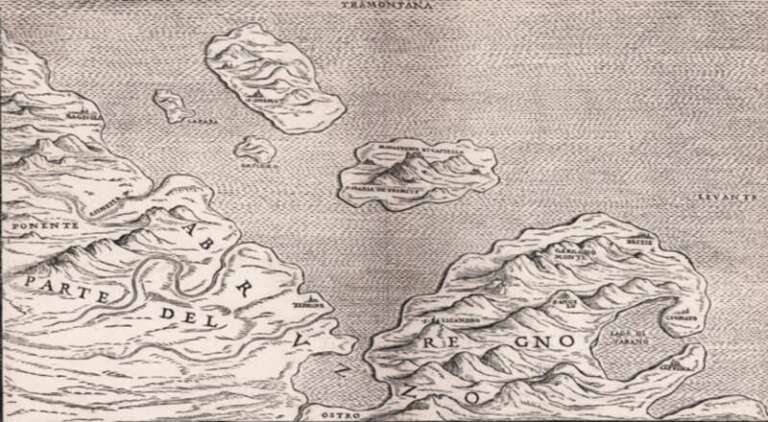 LA PIU’ ANTICA CARTA DEL GARGANO E DELLE TREMITI