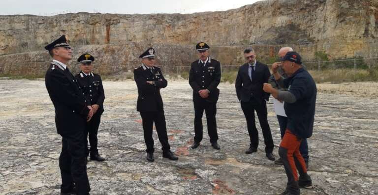 IL GENERALE DI DIVISIONE NAZARIO PALMIERI VISITA I REPARTI DEI CARABINIERI FORESTALI DELLA PUGLIA