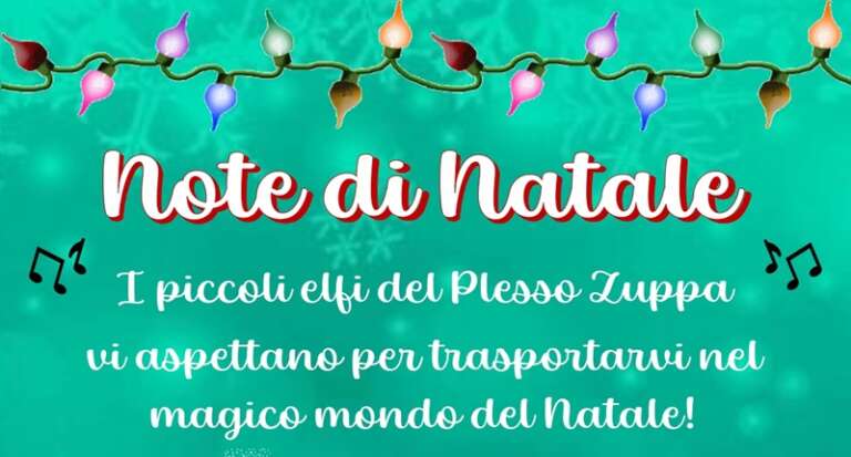 SAN NICANDRO GARGANICO, AL PLEZZO ZUPPA DELLE SCUOLE ELEMENTARI “NOTE DI NATALE”