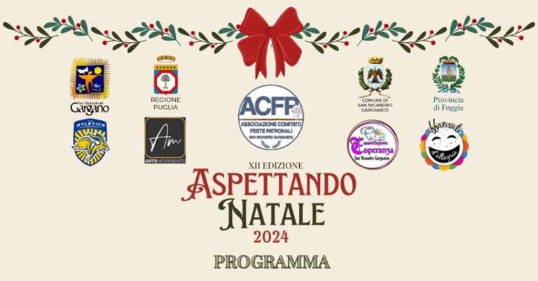 SAN NICANDRO GARGANICO. GLI EVENTI DEL NATALE 2024 DI OGGI