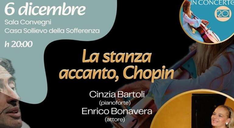 RASSEGNA MUSICALE INCONCERTO: LA STANZA ACCANTO, CHOPIN