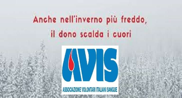 AVIS, ULTIMA DONAZIONE SANGUE DEL 2024