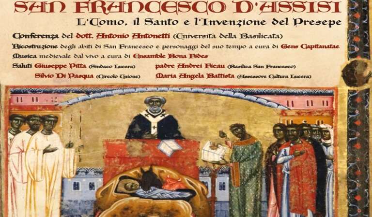 LUCERA – SAN FRANCESCO D’ASSISI, IL SANTO E L’INVENZIONE DEL PRESEPE