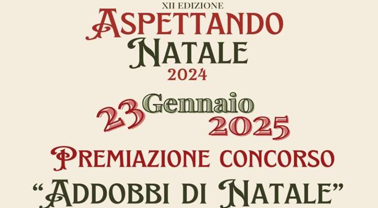 SAN NICANDRO GARGANICO, PREMIAZIONE CONCORSO “ADDOBBI DI NATALE”
