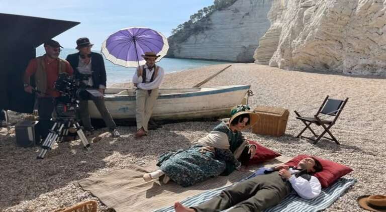 SU RAI 1 “LEOPARDI, IL POETA DELL’INFINITO” CON SCENE GIRATE SUL GARGANO