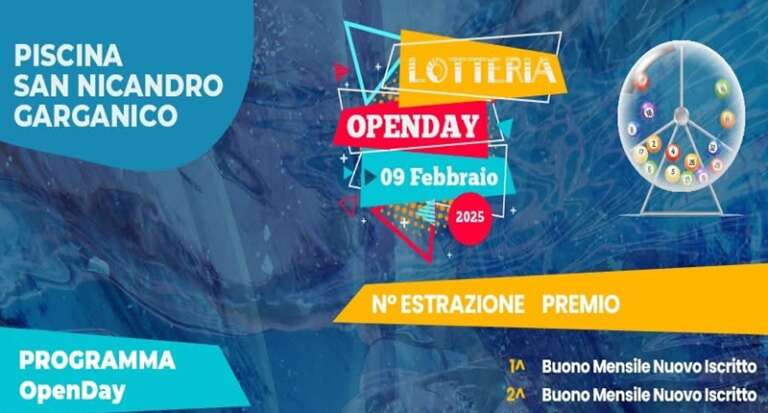“OPEN DAY” ALLA PISCINA DI SAN NICANDRO GARGANICO