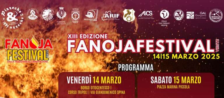 A VIESTE LA 13ª EDIZIONE DEL FANOJA FESTIVAL