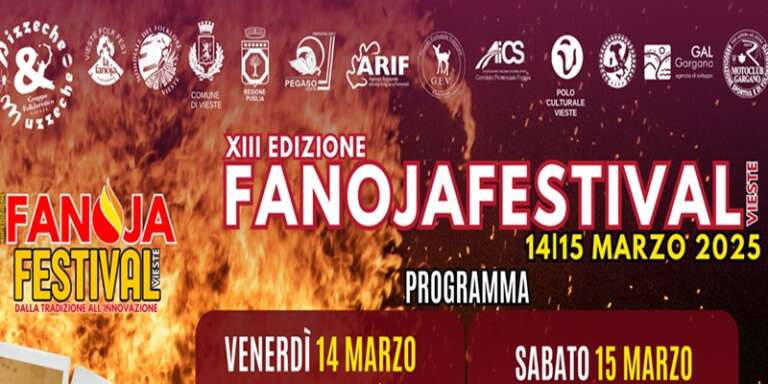 VIESTE, LA 13ª EDIZIONE DEL FANOJA FESTIVAL: MUSICA, TRADIZIONE E SPETTACOLO