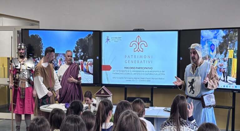 TORNA “PATRIMONI GENERATIVI” NEGLI ISTITUTI COMPRENSIVI DI LUCERA