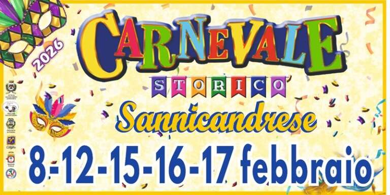 IL SINDACO VOCALE “CARNEVALE, IL GRANDE SUCCESSO DEI SANNICANDRESI”