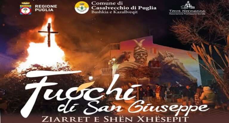 A CASALVECCHIO I FUOCHI DI SAN GIUSEPPE 2025
