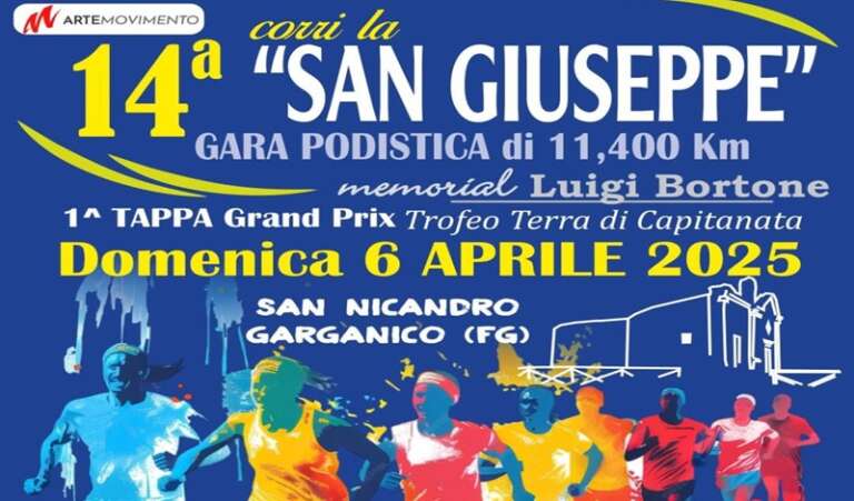 SAN NICANDRO GARGANICO, “14^ SAN GIUSEPPE”, GARA PODISTICA MEMORIAL LUIGI BORTONE