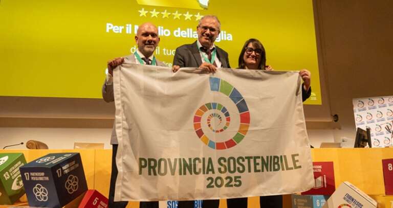 LA PROVINCIA DI FOGGIA E’ “BANDIERA SOSTENIBILE” 2025