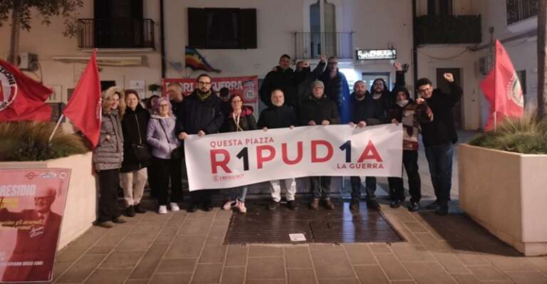 SAN GIOVANNI ROTONDO: “UNA PIAZZA PER LA PACE” PER DIRE NO AL PIANO DI RIARMO EUROPEO