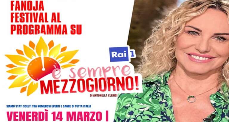 “E’ SEMPRE MEZZOGIONO” DI RAI 1 SCEGLIE IL FANOJA FESTIVAL DI VIESTE