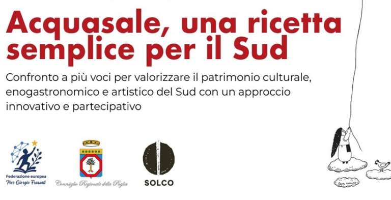 “ACQUASALE”, UNA RICETTA SEMPLICE PER IL SUD