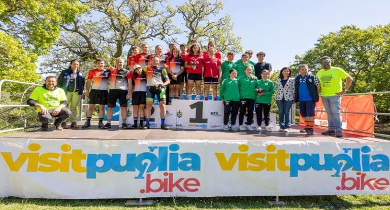 GRANDE FESTA DELLO SPORT AD ACCADIA PER LA PRIMA PROVA DELLA COPPA ITALIA GIOVANILE XCO 2025