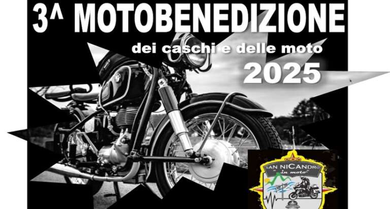 SAN NICANDRO GARGANICO, 3^ MOTOBENEDIZIONE DEI CASCHI E DELLE MOTO