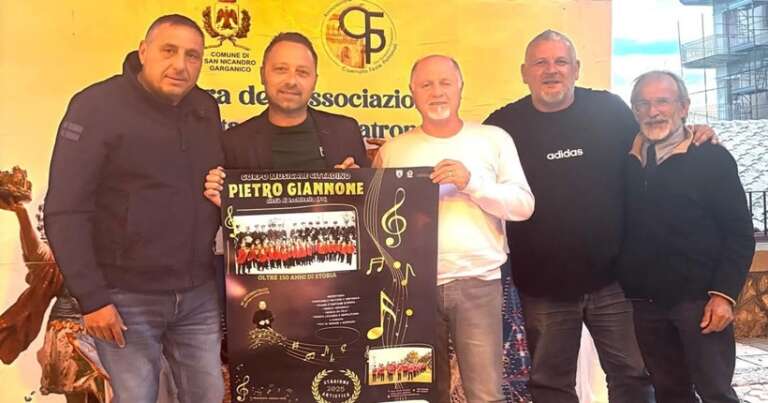 IL CORPO MUSICALE CITTADINO PIETRO GIANNONE ALLA FESTA PATRONALE DI SAN NICANDRO