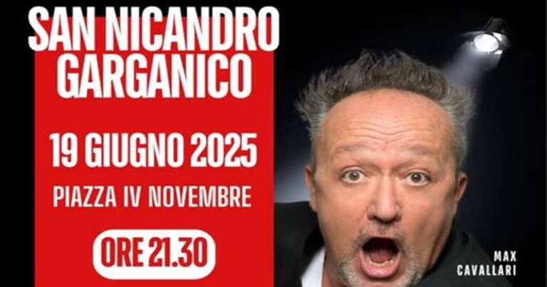 SAN NICANDRO GARGANICO, FESTA PATRONALE 2025 CON LO SPETTACOLO “RISO FA BUON SANGUE”