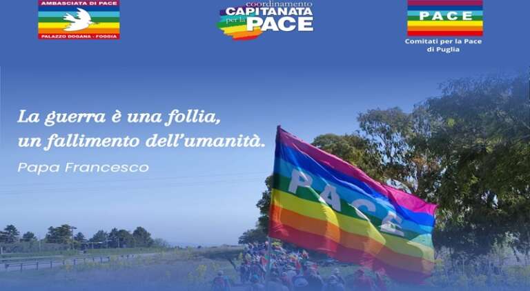 DUE GIORNI PER LA PACE IN PUGLIA: CONVEGNO A FOGGIA E MARCIA EMMAUS – AMENDOLA