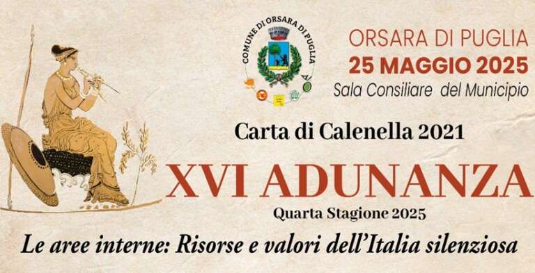 L’ITALIA DELLE AREE INTERNE SI DA’ APPUNTAMENTO A ORSARA DI PUGLIA