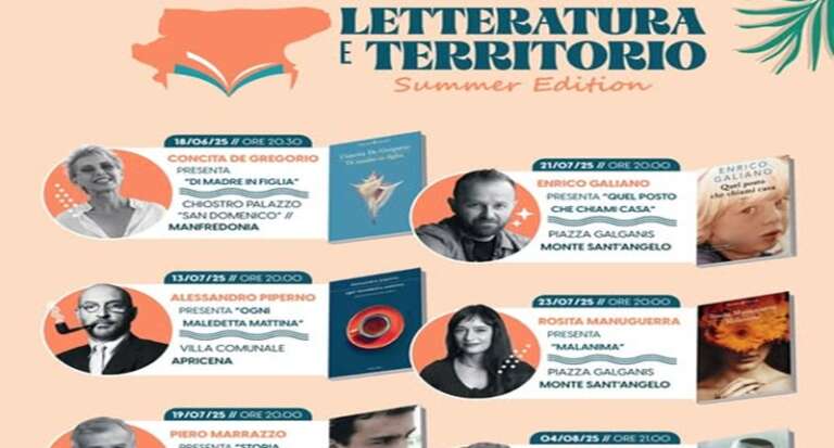 TORNA “LETTERATURA E TERRITORIO – SUMMER EDITION”