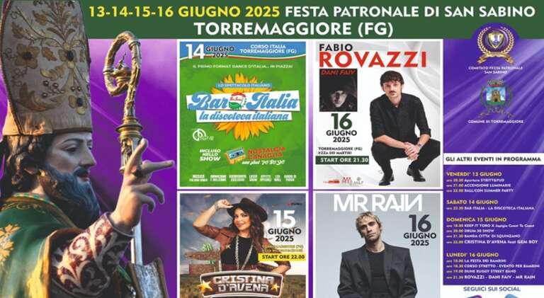 TORREMAGGIORE SI PREPARA ALLA FESTA PATRONALE DI SAN SABINO